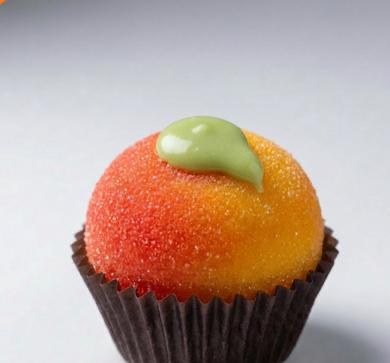 Brigadeiro de Manga com Pimenta Rosa